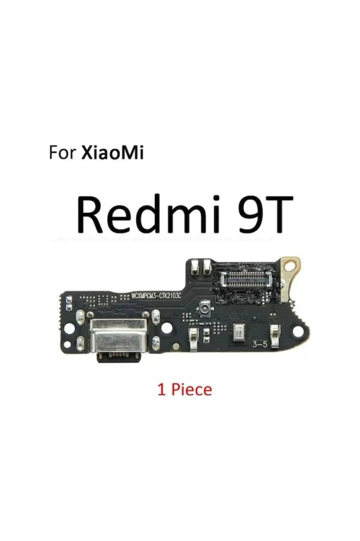 Xiaomi Uyumlu Redmi 9T Şarj Soketi Mikrofon Bordu