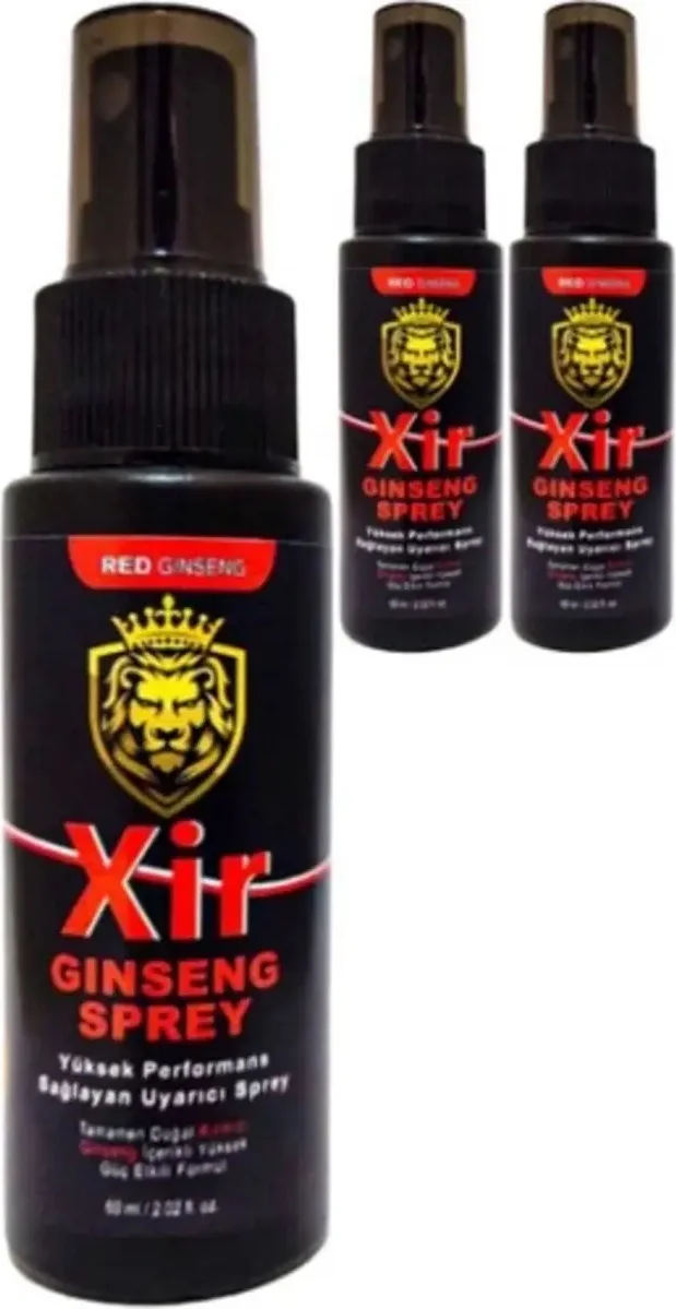 Xir Ginseng Muzice 60 ml 3 Adet Erkeğe Özel Karışım 3xeffect Sprey - Enerji ve Performans Desteği Fiyatı, Yorumları ve Özellikleri