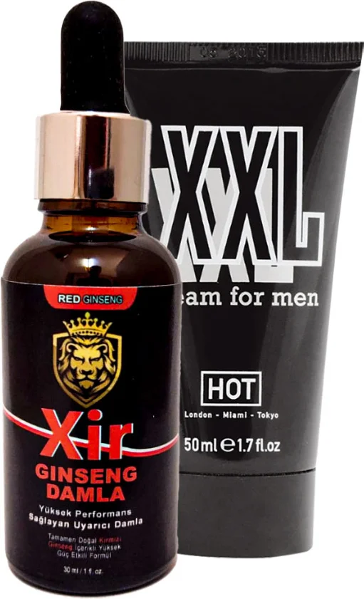 Xir Sprey ve Erkek Kremi Seti - 30ml İçecek + 50ml Krem