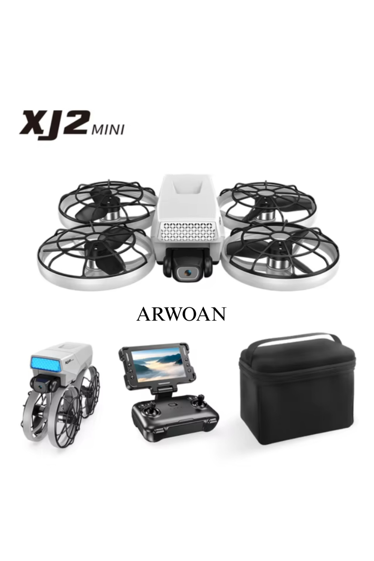 XJ2 Drone Kamera LED Aydınlatma, Uzaktan Kumandalı Profesyonel dr