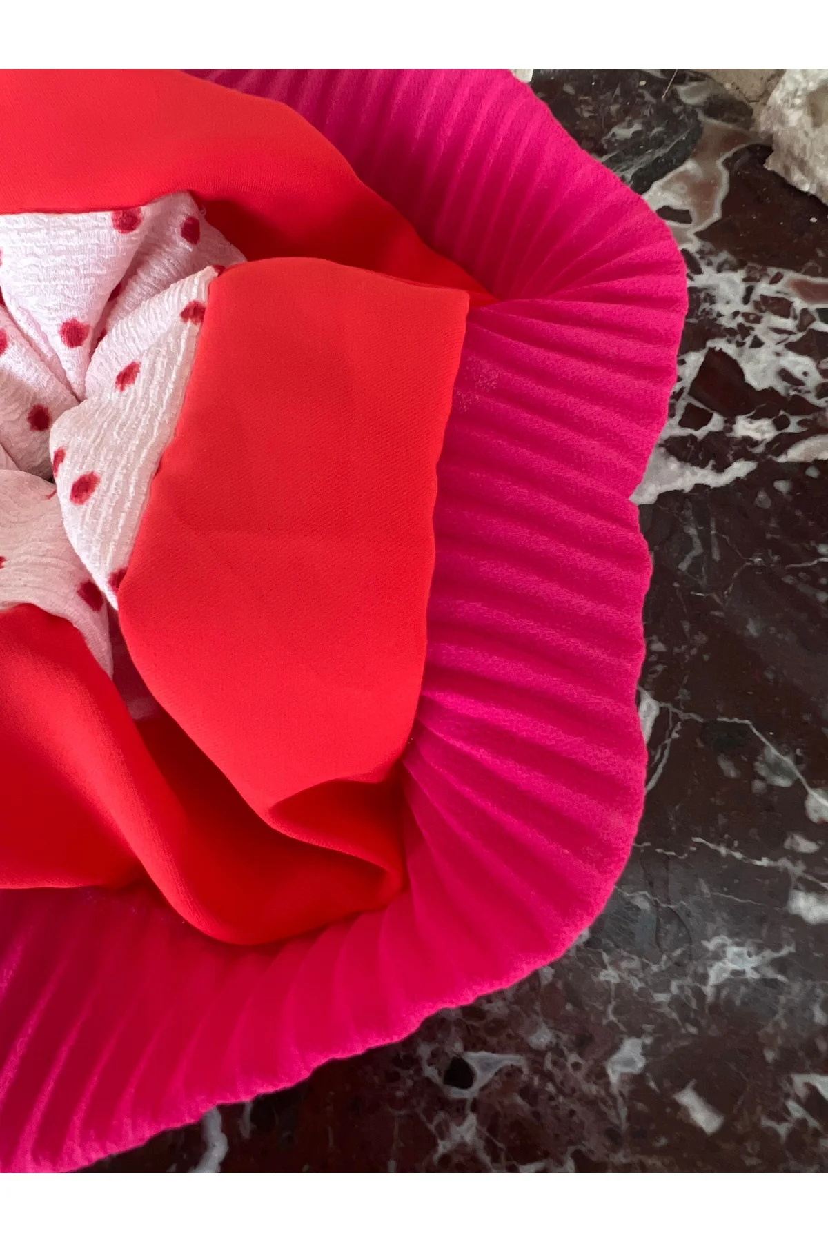 XL Çift Love Taraflı Scrunchie Lastik Toka