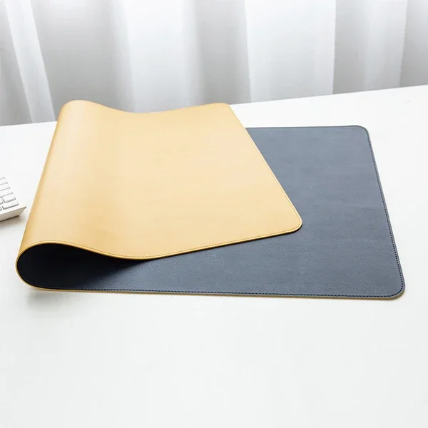 XL Deri Mouse Pad 80x40 cm Su Geçirmez & Yıkanabilir – Ofis ve Gaming Oyuncu Pedi