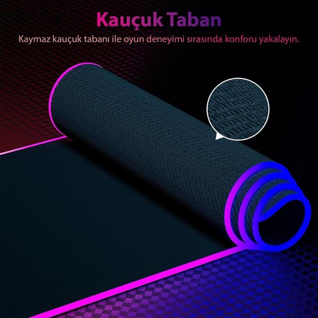XL RGB Gaming Mouse Pad 14 Modlu (4741)