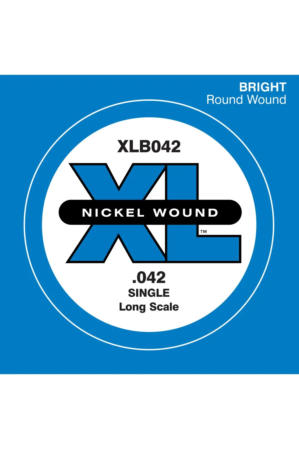 XLB042 BAS GİTAR TEK TEL, (LA), XL NICKEL WOUND, 0.042 GA BAS TEL