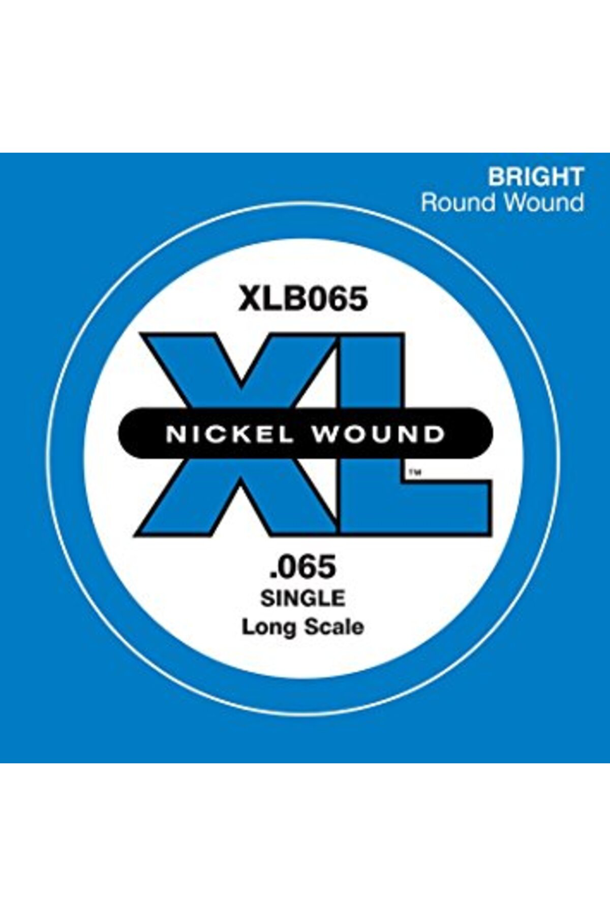 Daddario Xlb065 Bas Gitar Tek Tel, (Re), Xl Nickel Wound, 0.065 Ga Bas Tel