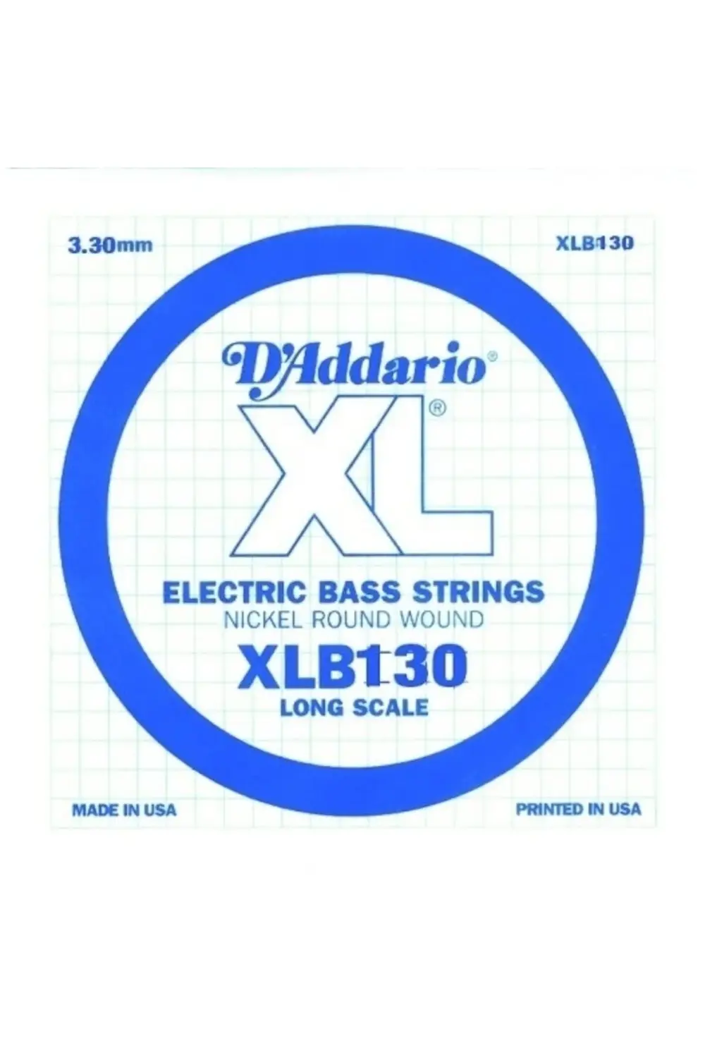 XLB130 BAS GİTAR TEK TEL, (Sİ), XL NICKEL WOUND, 0.130 GA Bas Tel