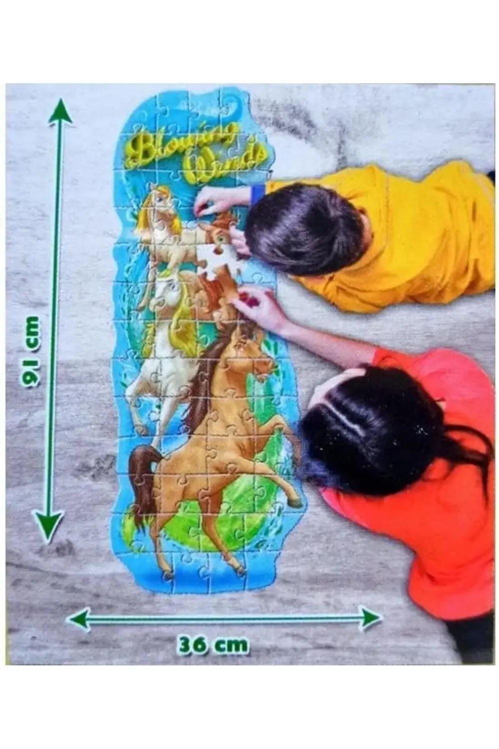 XLPuzzle/Yap Boz 52 Parça Horses/Atlar 395519