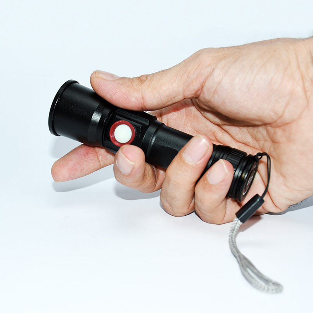 XML-2 Led 1.000 Lümen  USB Şarjlı EL Feneri Watton Wt-611 TdrTR