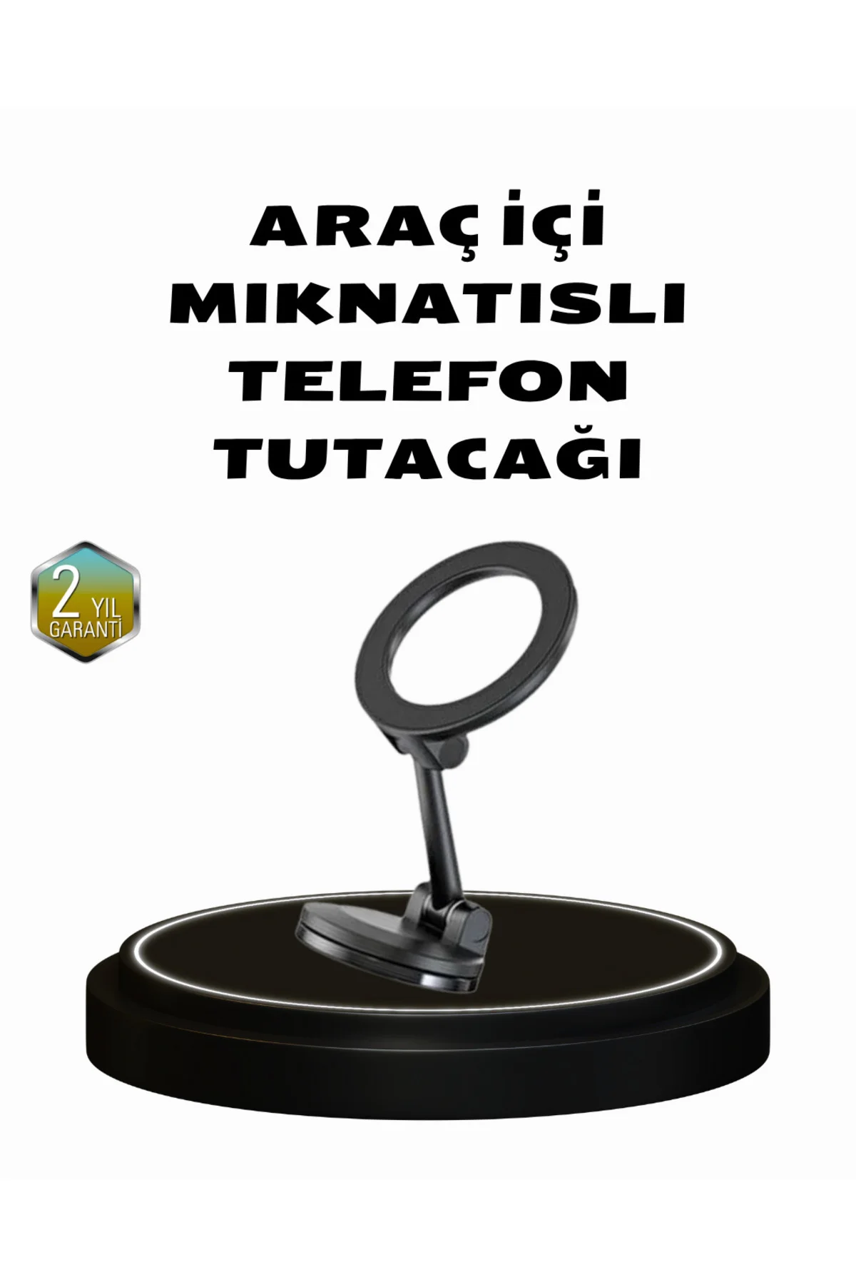 xmlbytr 360° Dönebilen Katlanır Manyetik Araç Telefon Tutucu – Ma