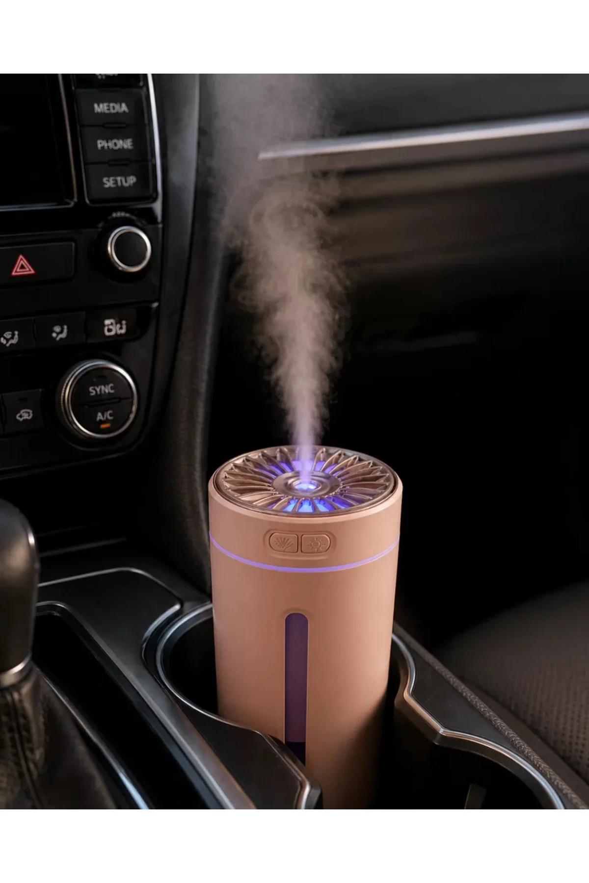 xmlbytr 5 Esans Hediyeli RGB Işıklı Şarjlı Hava Nemlendirici Aroma Difüzörü tr