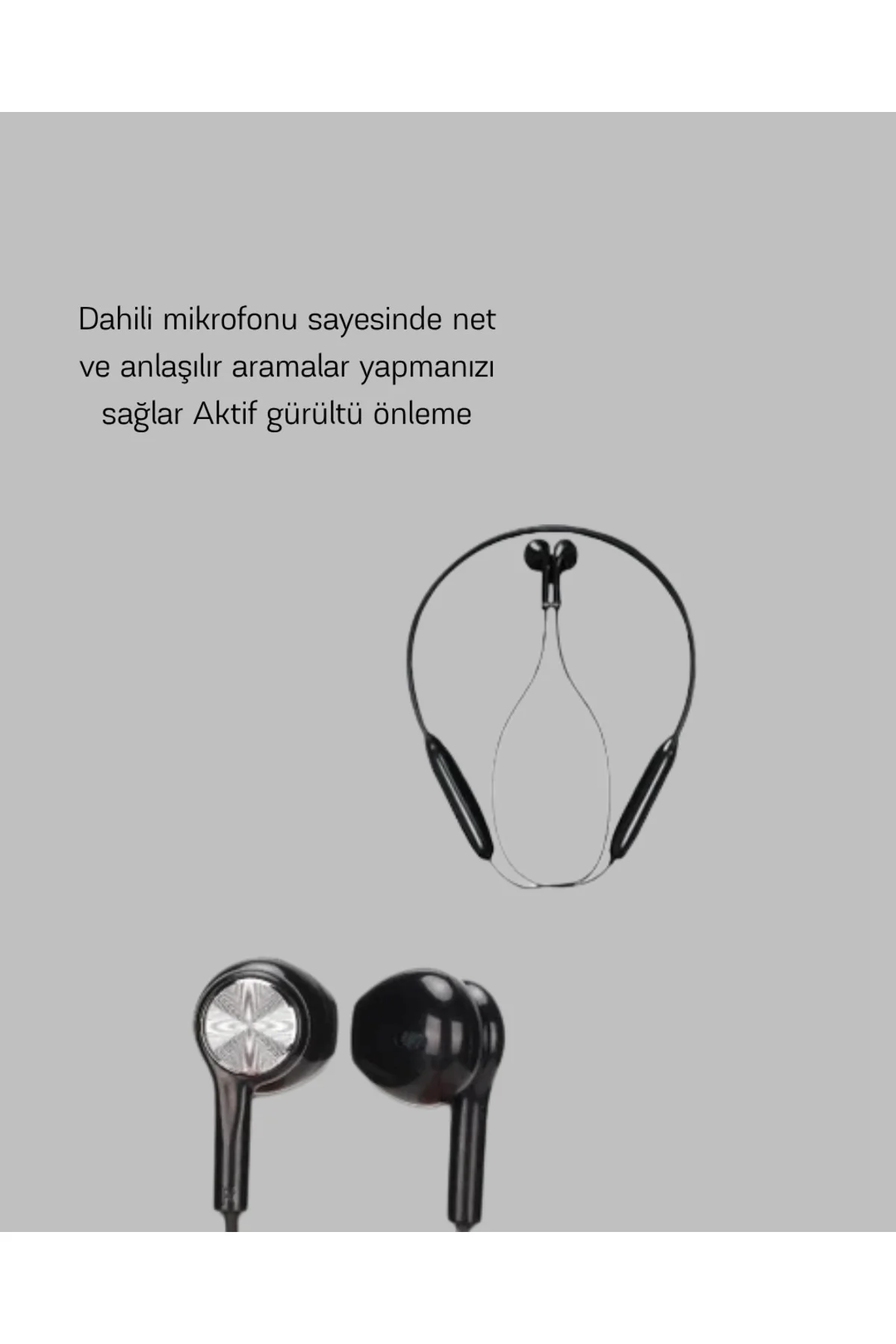 xmlbytr Aktif Gürültü Önlemeli Bluetooth Kulaklık – Dokunmatik Kontrol Dahili Mikrofon Yükse