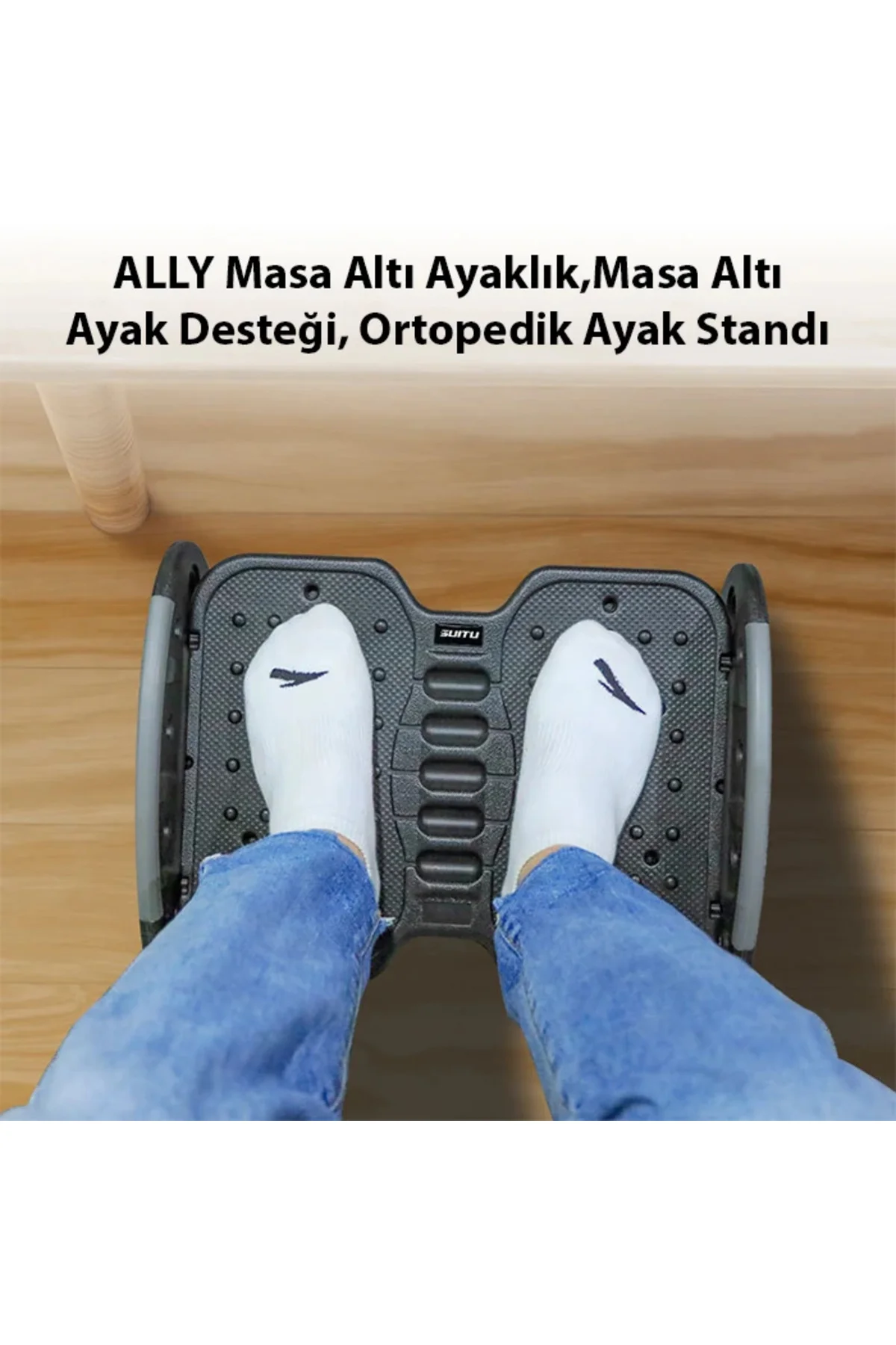 xmlbytr ALLY Masa Altı Ayaklık Masa Altı Ayak Desteği Ortopedik A