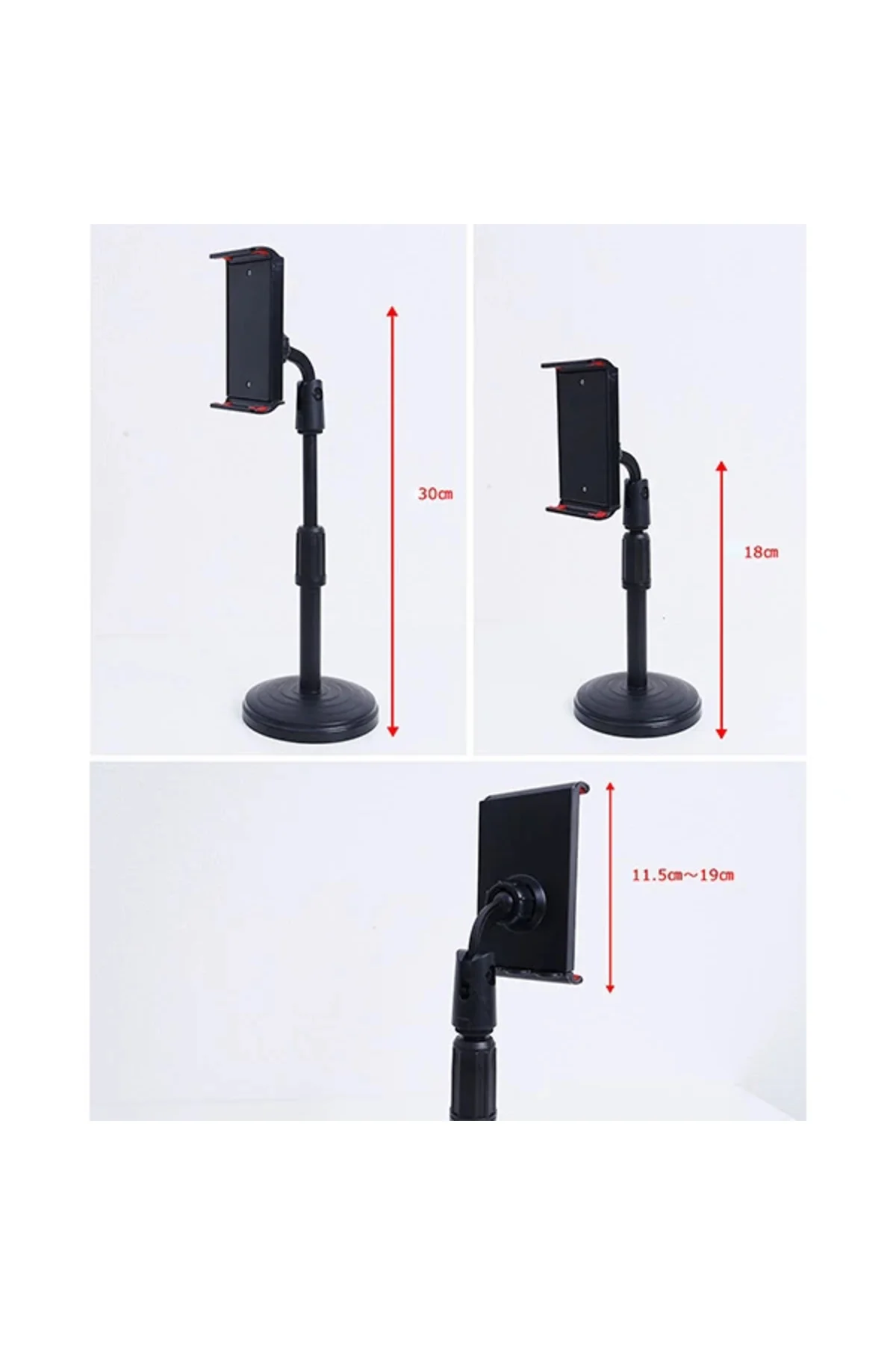 xmlbytr ALLY Portatif 360 ° Masaüstü Tablet Standı Tutucu-1852 tr xmlbytr ALLY Portatif 360 ° Masaüstü Tablet Standı Tutucu-1852 tr
