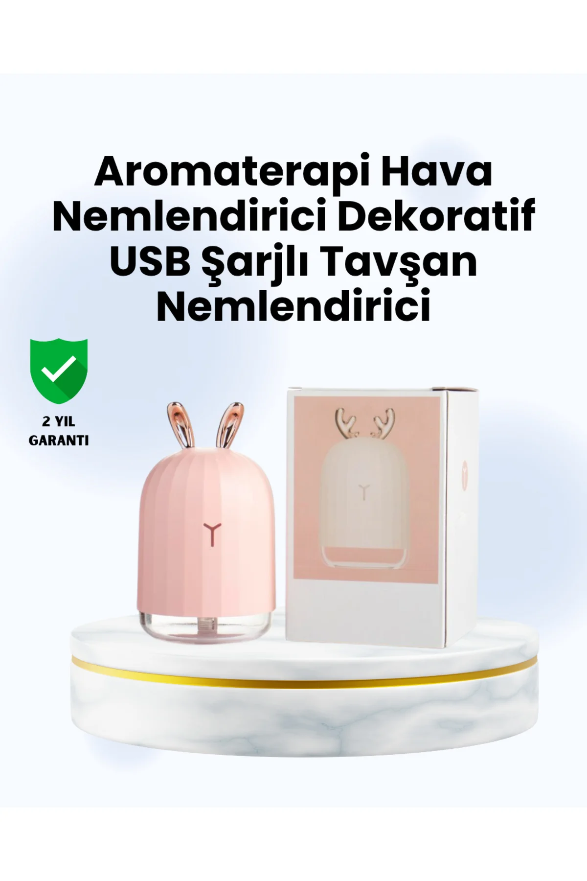 xmlbytr Beyaz Renk Ultrasonik Hava Nemlendirici ve Aromaterapi Di