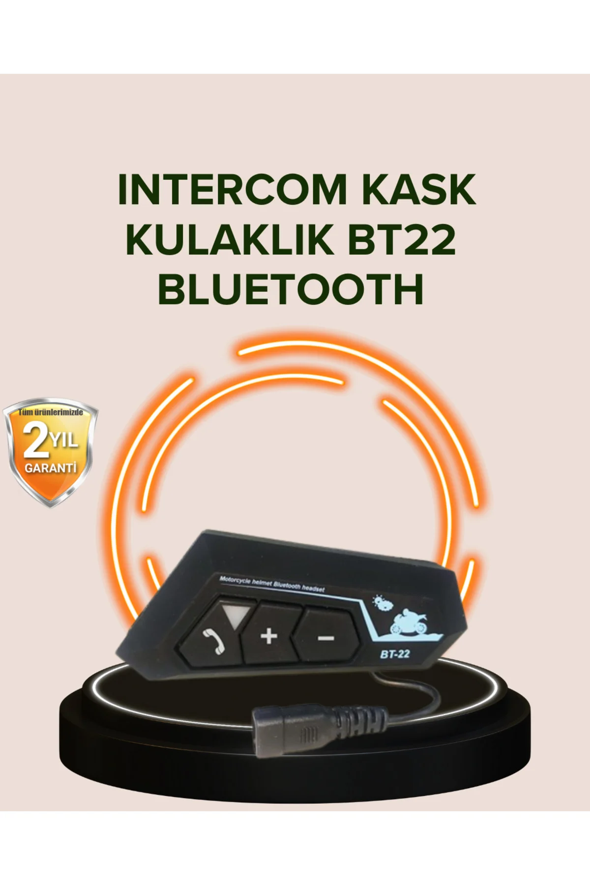 xmlbytr Bluetooth 5.0 Motosiklet Kask Kulaklık Eller Serbest ve M