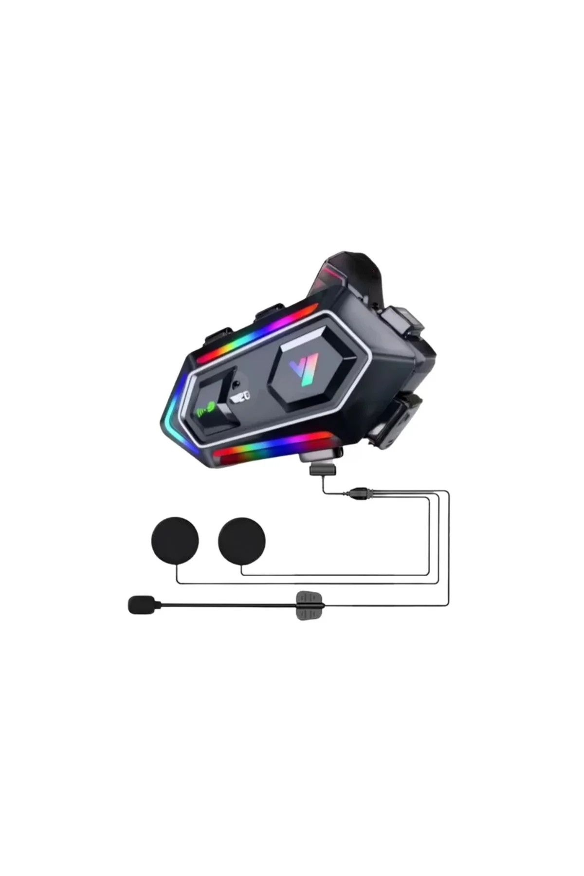 xmlbytr Bluetooth 5.3 Motosiklet Kask Intercom Kulaklık 1000 Metr