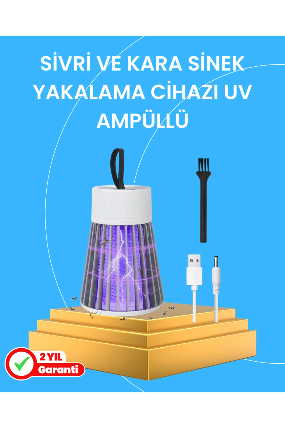 xmlbytr Çocuk ve Evcil Hayvan Dostu Sivrisinek Yakalama Lambası t