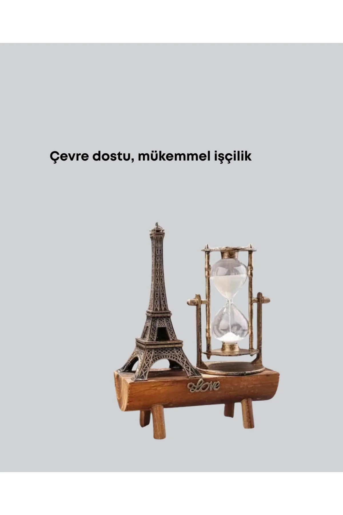 xmlbytr Dekoratif Kum Saati – Ahşap Malzeme Hediyelik Masa Aksesu