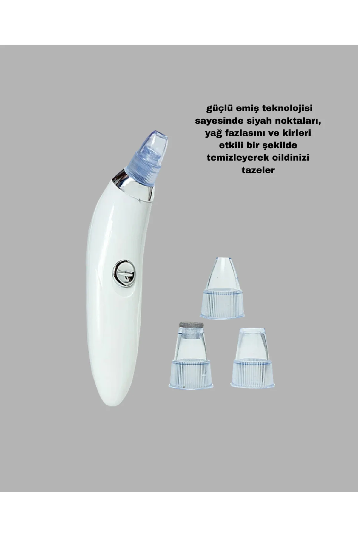 xmlbytr Dermaroller ve Vakumlu Siyah Nokta Temizleme Cihazı 2’li 