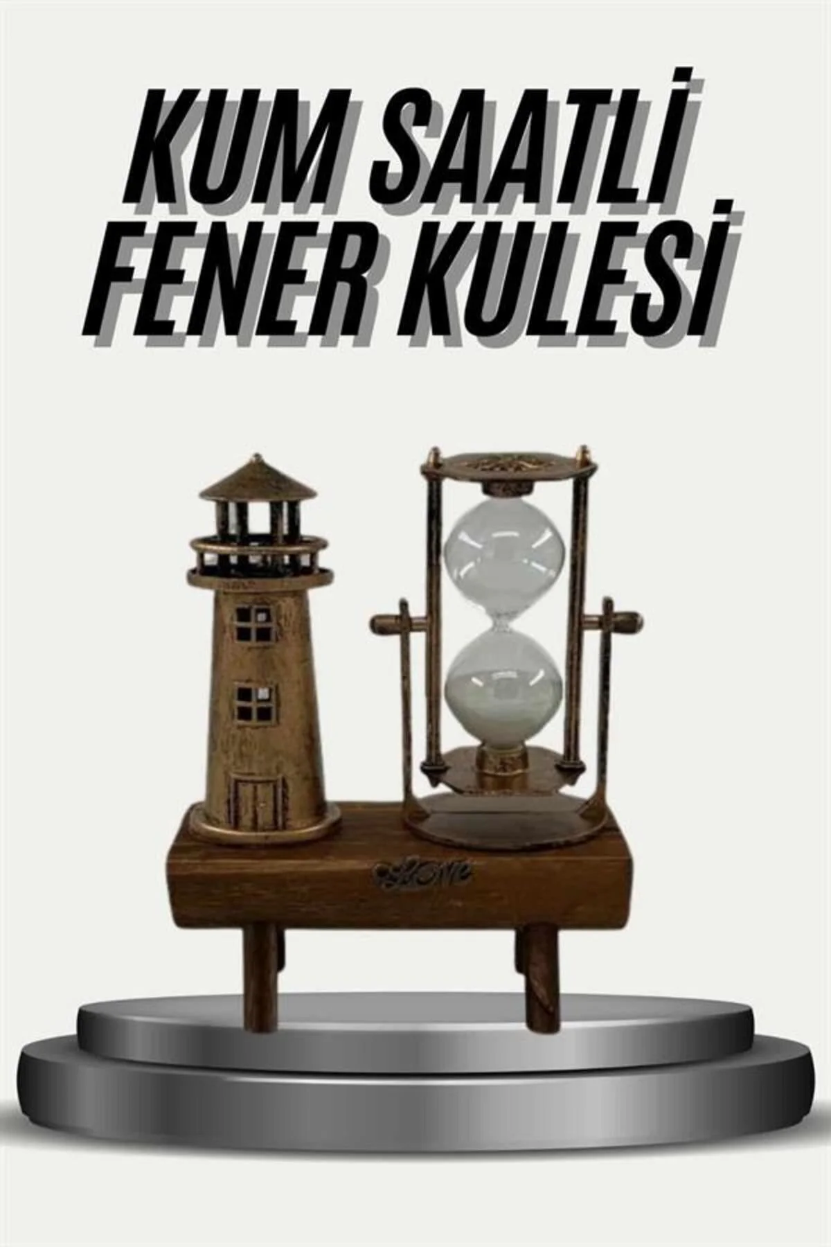 xmlbytr Eyfel Kulesi ve Deniz Feneri Dekoratif Masa Biblosu Hediy