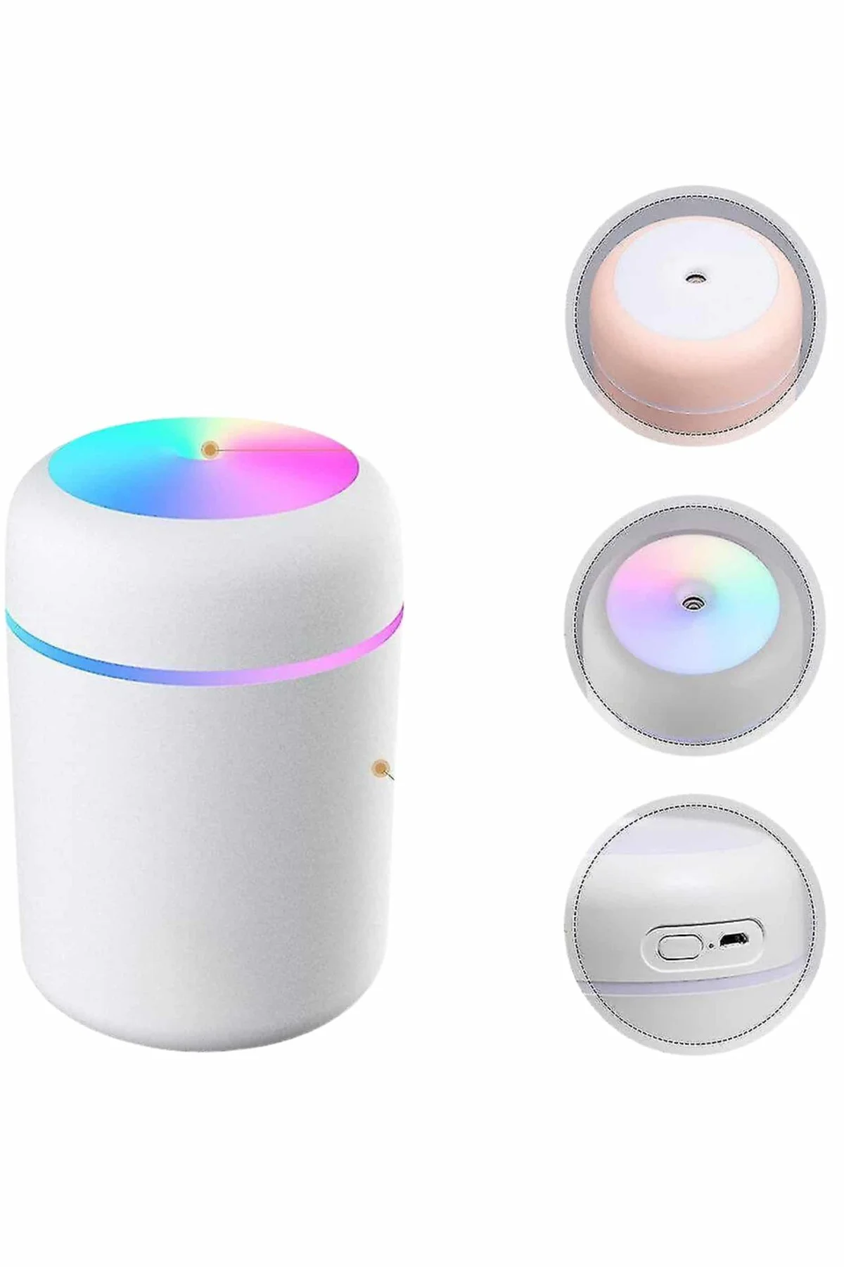 xmlbytr Humidifier LED Işıklı Mini Ortam Oda Kokusu Aromaterapi B