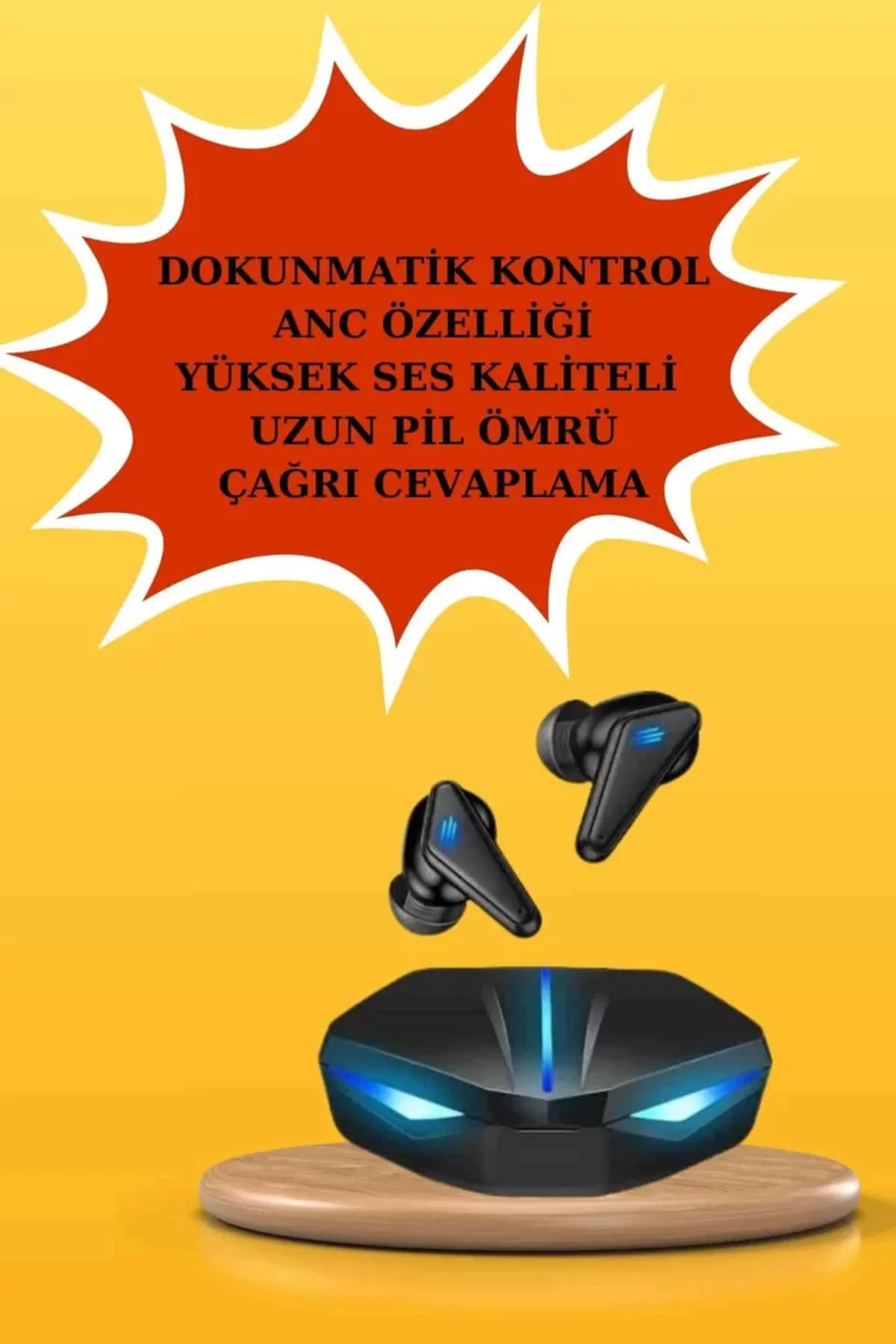 xmlbytr Kablosuz Bluetooth Bağlantılı Kulaklık ve Dokunmatik Ekra