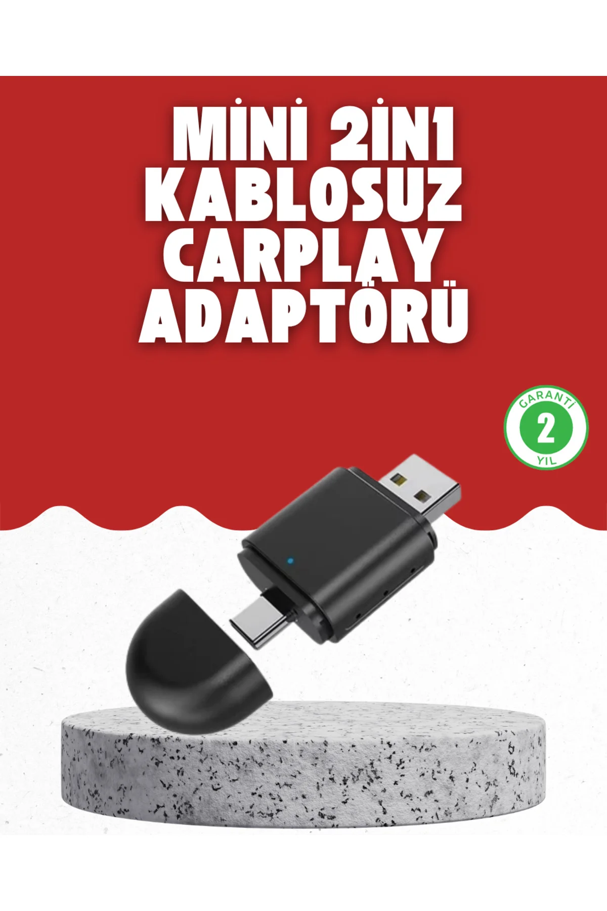 xmlbytr Kablosuz CarPlay Dönüştürücü – Akıllı Tak & Çalıştır Araç