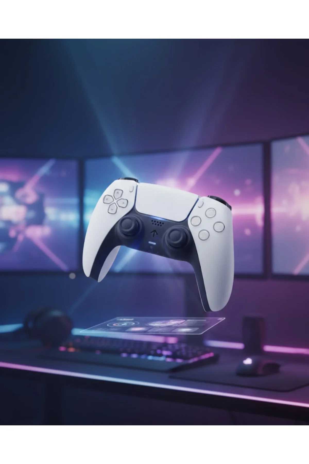 xmlbytr Kablosuz PS5 Oyun Kumandası Hızlı Tepki ve Ergonomik Tutuş tr