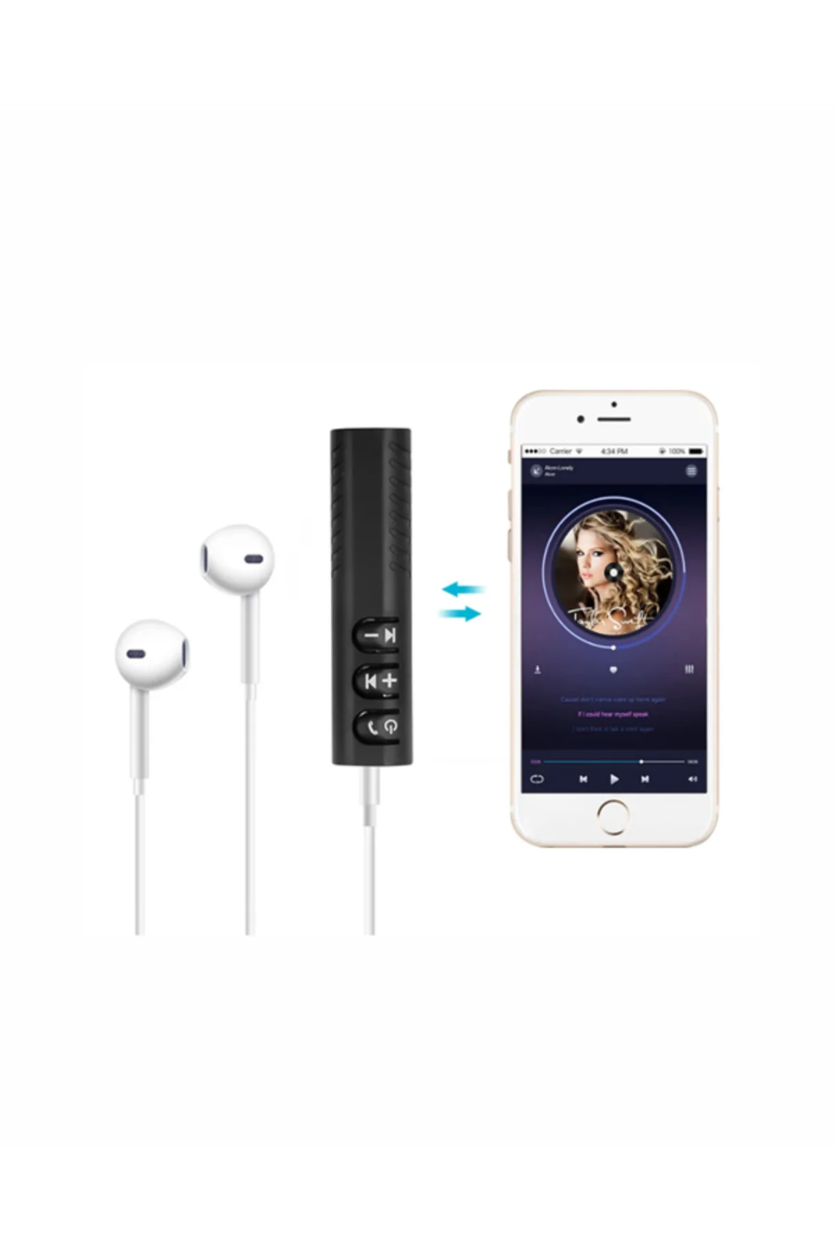 xmlbytr Mini Bluetooth Müzik Alıcısı | Ev & Araç Stereo Sistemler