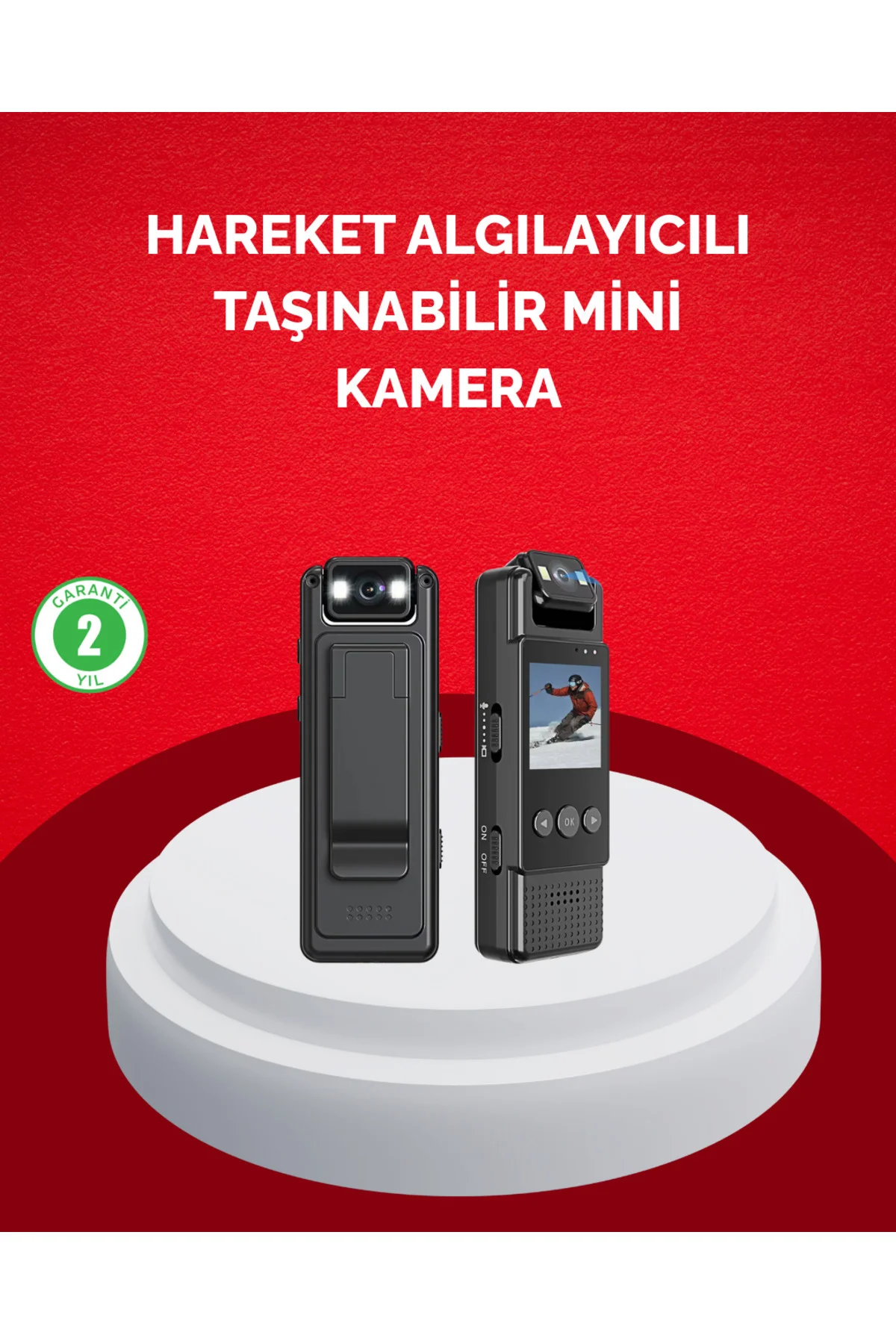 xmlbytr Mini Kamera 1080P Full HD Taşınabilir Güvenlik ve Kayıt C
