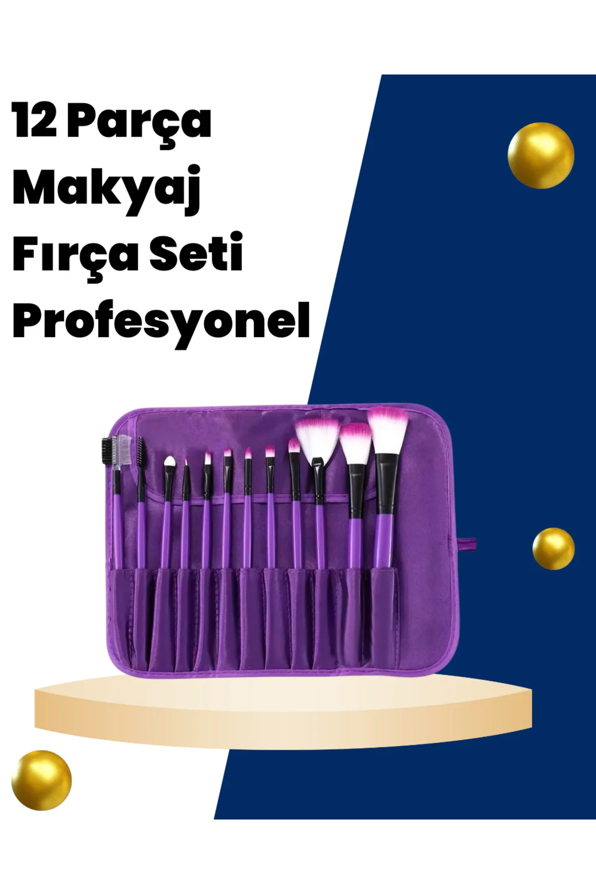 xmlbytr Profesyonel Makyaj Uygulamalarına Özel 12 Parça Kompakt v