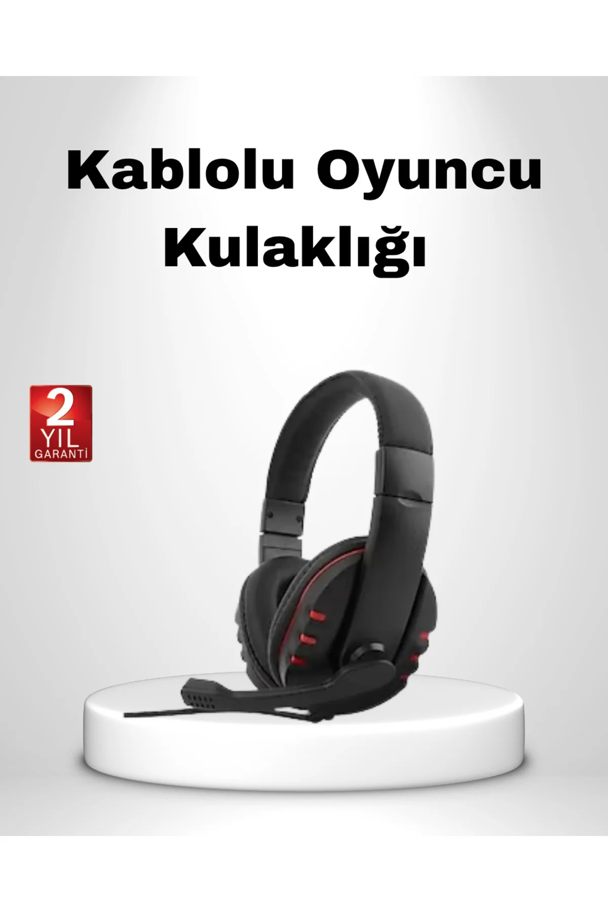 xmlbytr Rahat ve Dayanıklı Mikrofonlu Oyun Kulaklığı – Stereo Ses