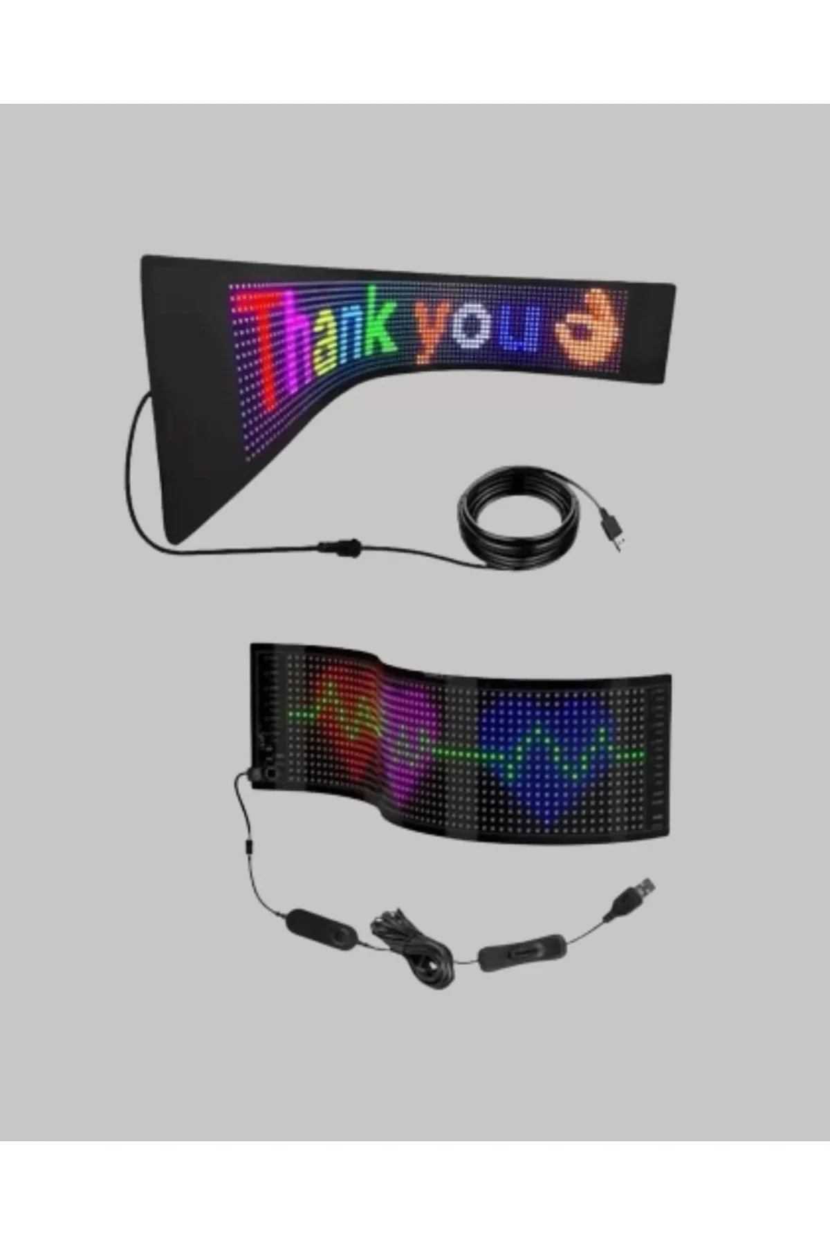 xmlbytr RGB LED Panel Renkli Işık Efektli Dekoratif Aydınlatma tr