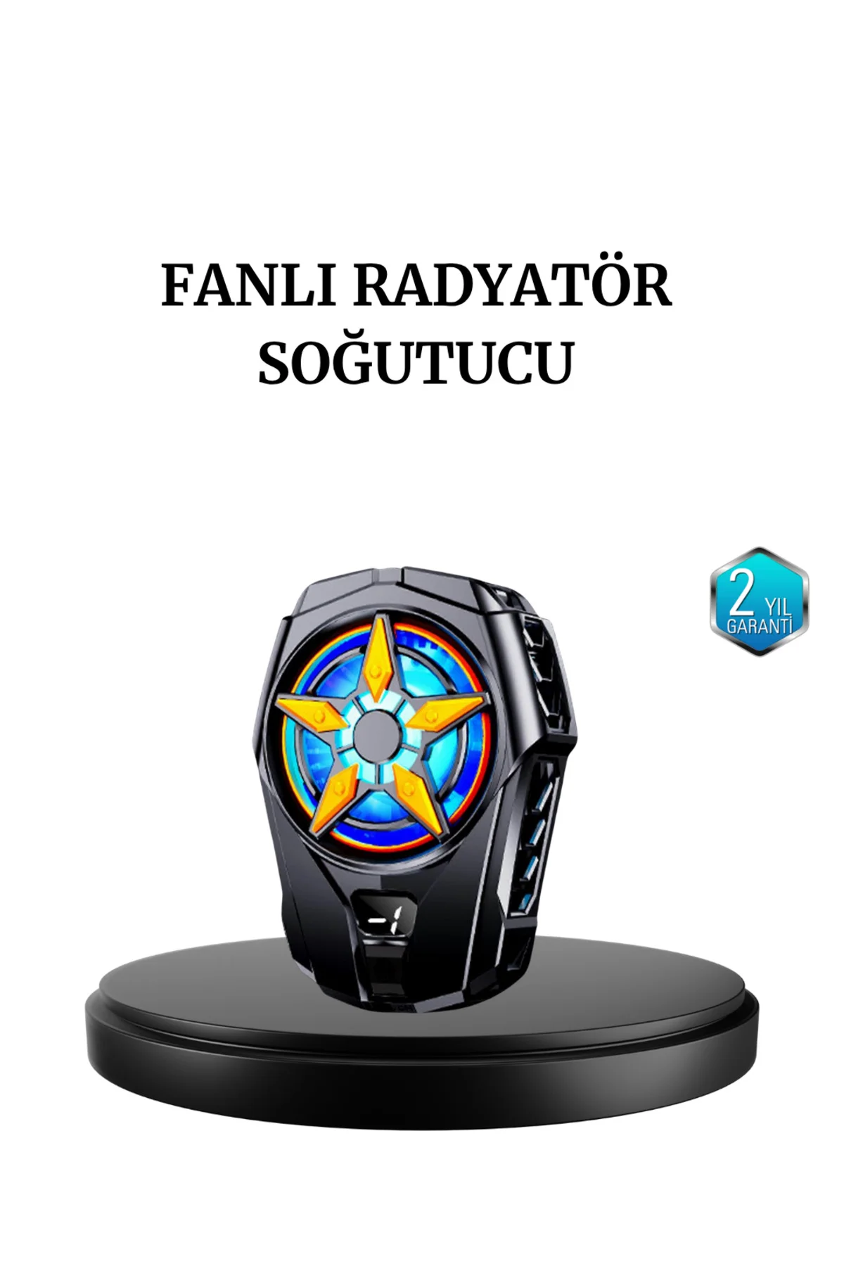 xmlbytr Şarj Edilebilir Telefon Soğutucu Fan – Taşınabilir Sessiz ve Güçlü Oyun Soğutucusu