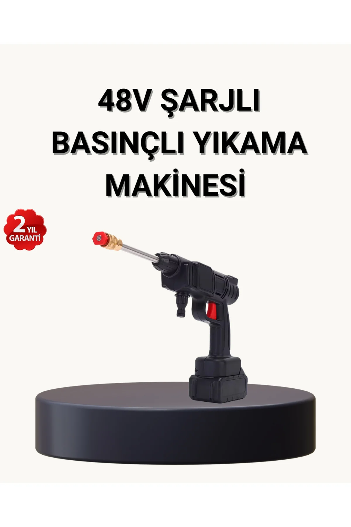 xmlbytr Taşınabilir Basınçlı Yıkama Makinesi – 5m Hortumlu Köpük 
