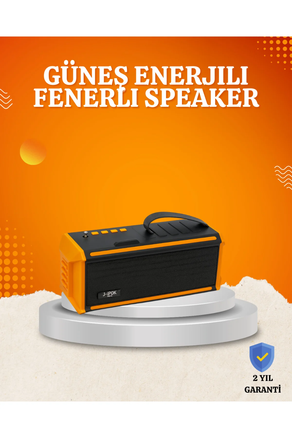 xmlbytr Taşınabilir J-IPOX P520 1200 mAh Bluetooth Hoparlör Mikrofonlu tr