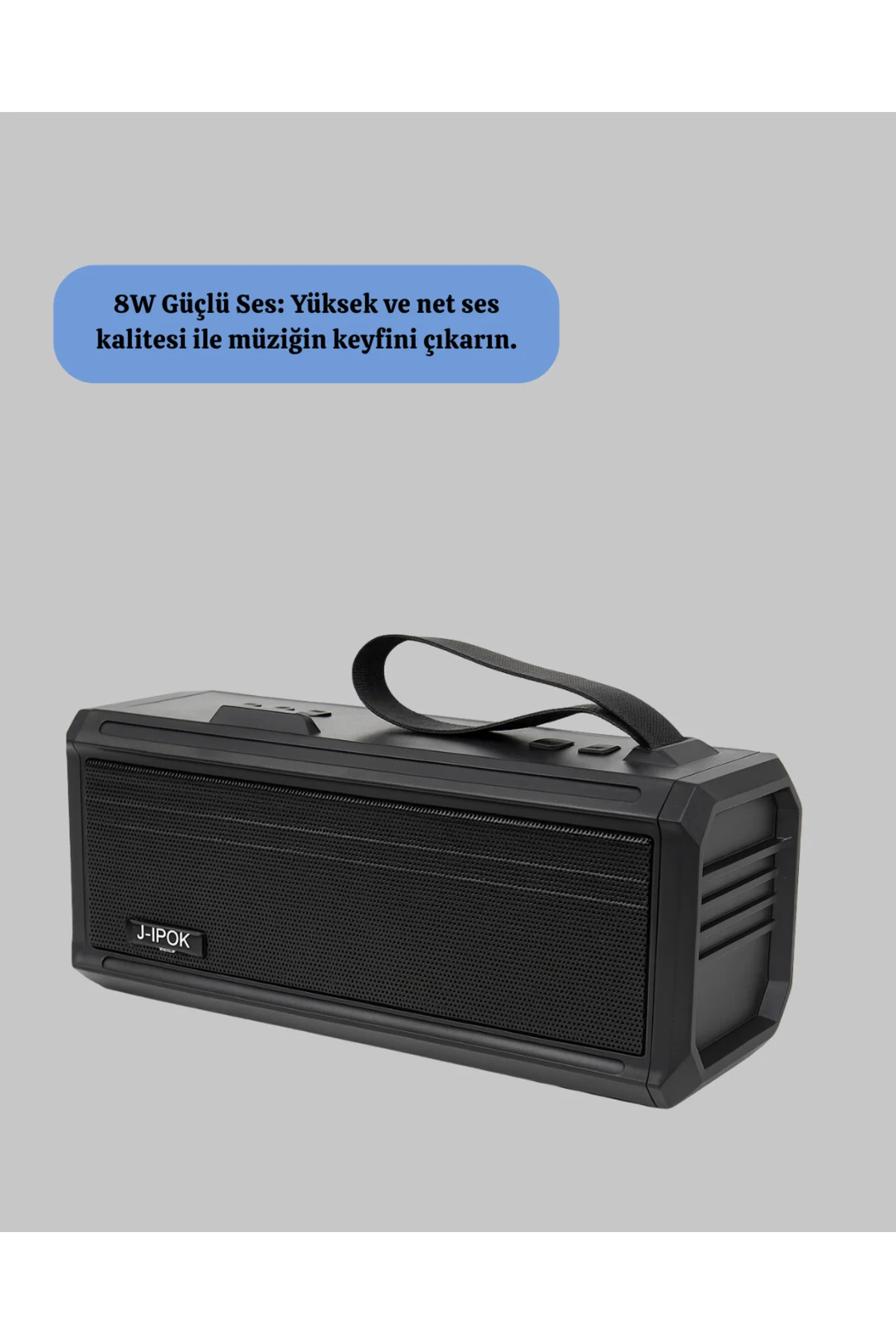 xmlbytr Taşınabilir J-IPOX P520 1200 mAh Bluetooth Hoparlör Mikrofonlu tr