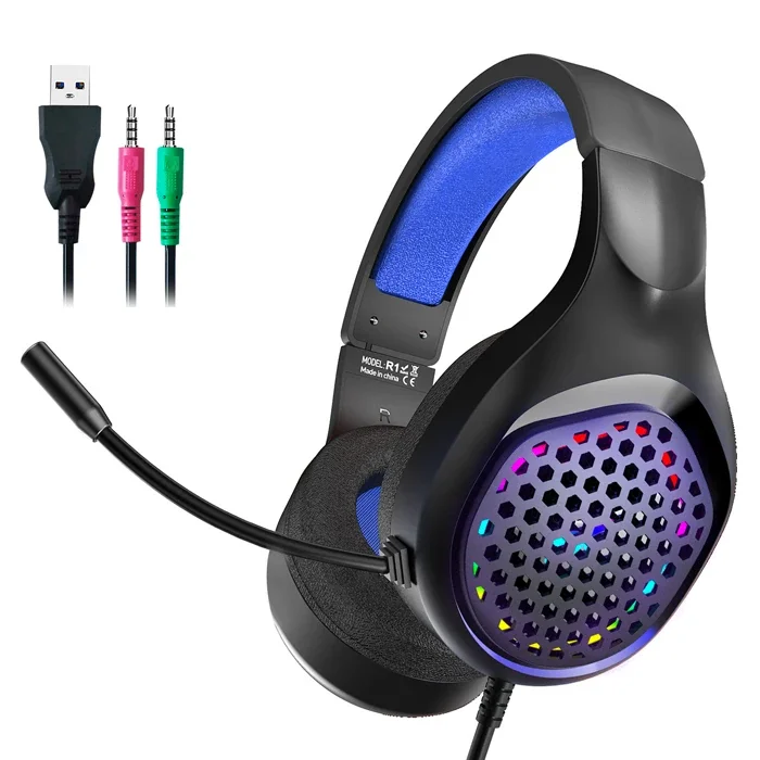 XMOWi R1 Gaming Mikrofonlu RGB Oyuncu Kulaklığı PC- Dizüstü  Ve Ps4-1852