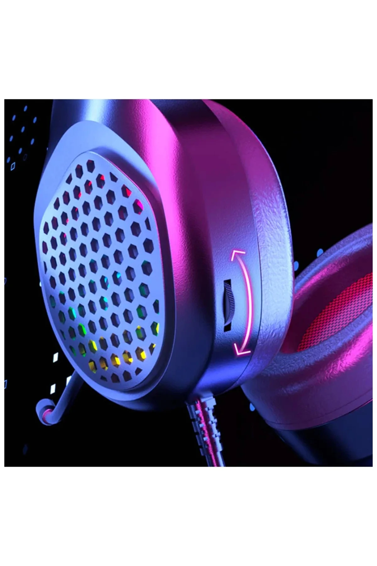 Xmowi R1 Mikrofonlu Rgb Kulaklığı Pc- Dizüstü Ve Ps4-1852