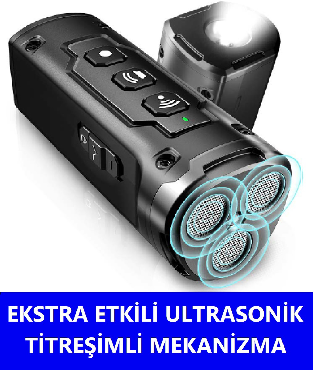 Xp30 köpek kovucu titreşim mekanızmalı ultrasonik kovucu SİYAH