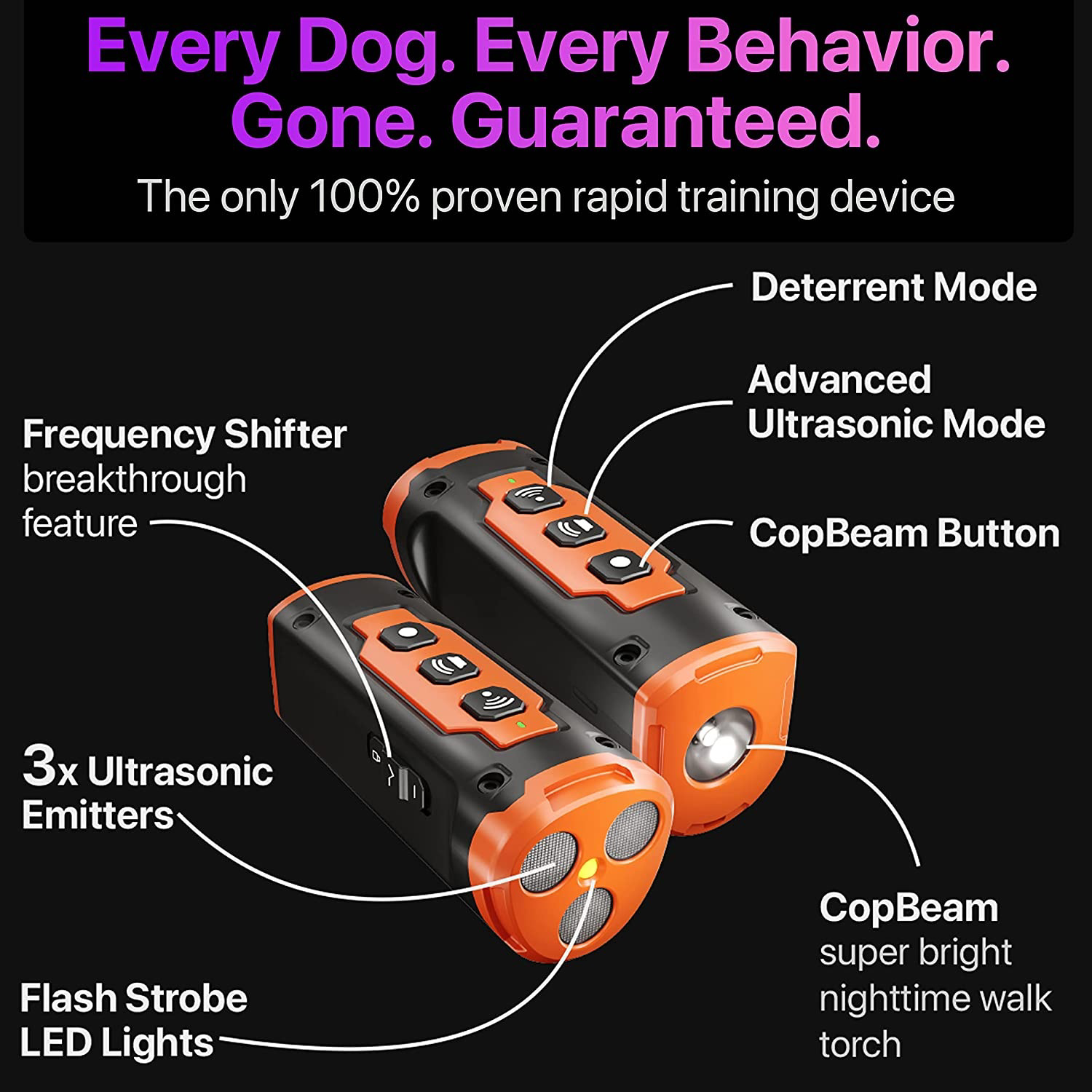 Xp30 Köpek kovucu ultrasonik köpek uzaklaştırıcı cihaz