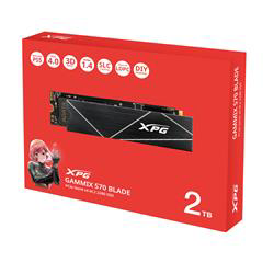 XPG 2TB Gammix S70 Blade 7400MB-s-6800MB-s PCIe Gen4 x4 M.2 2280