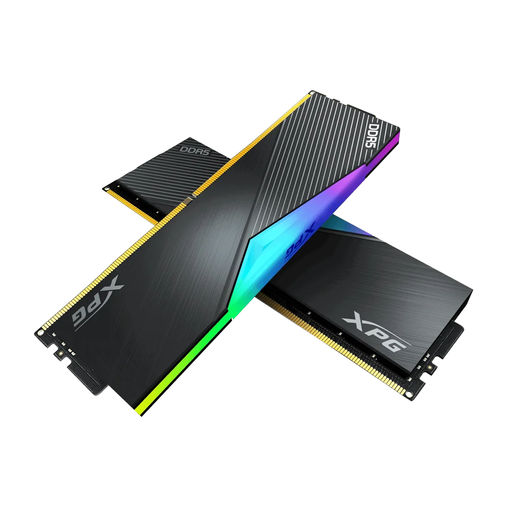 XPG Lancer Siyah RGB DDR5-6400Mhz CL32 64GB (2x32GB) Dual Kit (32-39-39) 1.40V