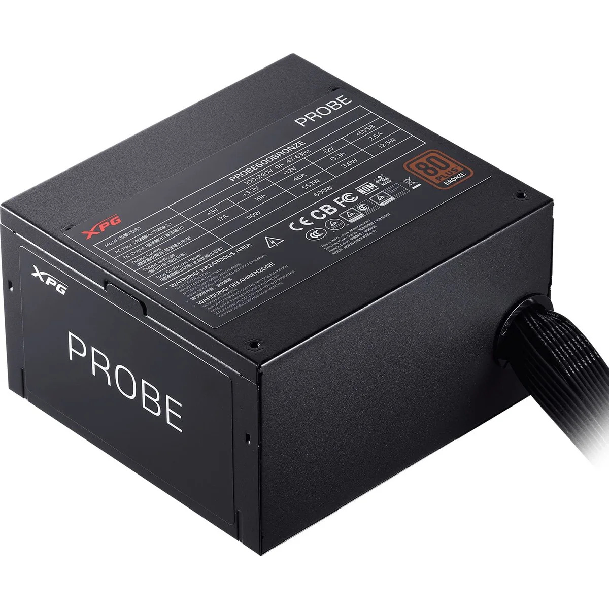 XPG Probe 700W 80+ Bronze Power Supply (PROBE700B-BKCEU) Fiyatı, Yorumları ve Özellikleri