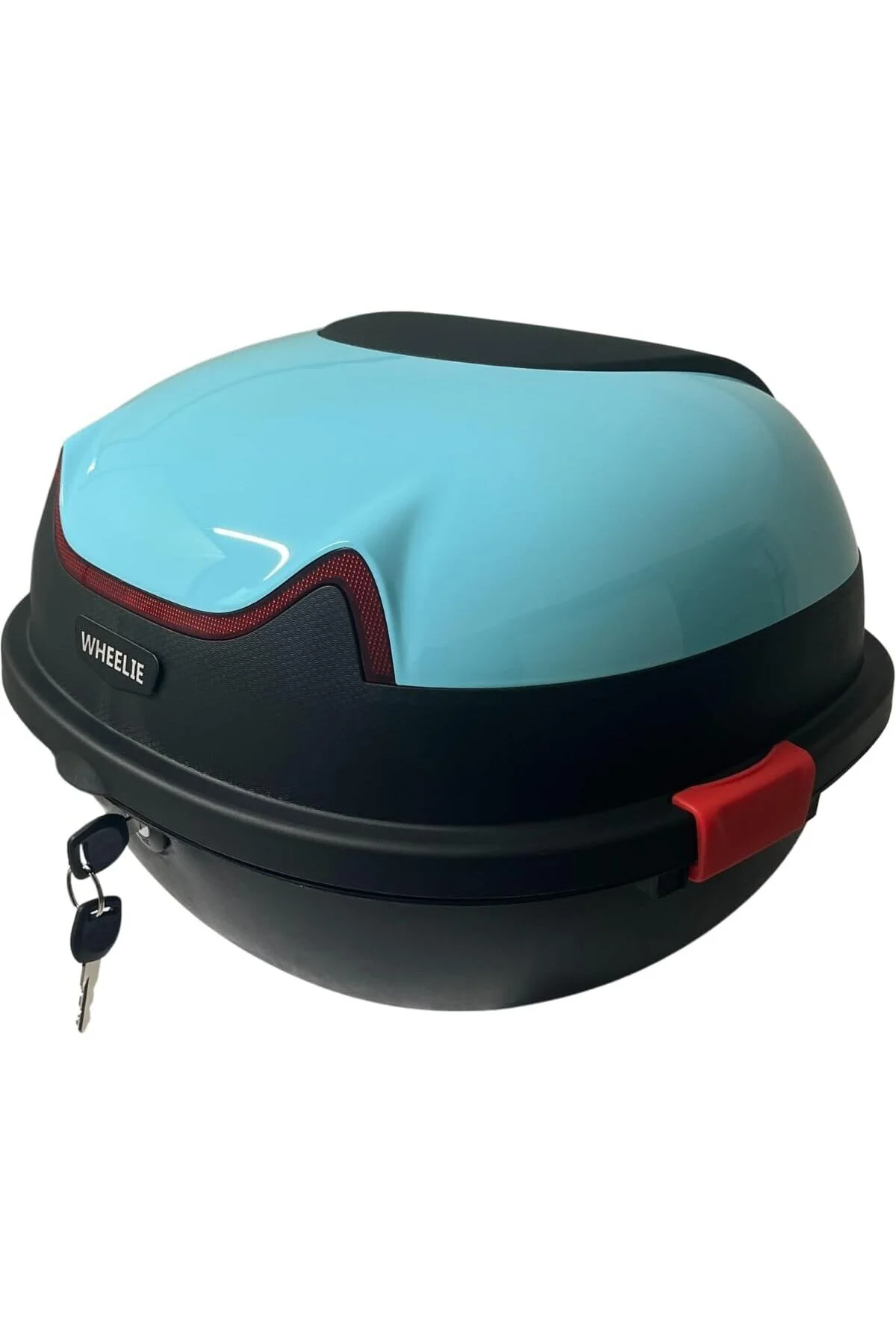 XT11-LB 28 Litre Motosiklet Arka Çanta Açık Mavi Parlak Su Geçirm