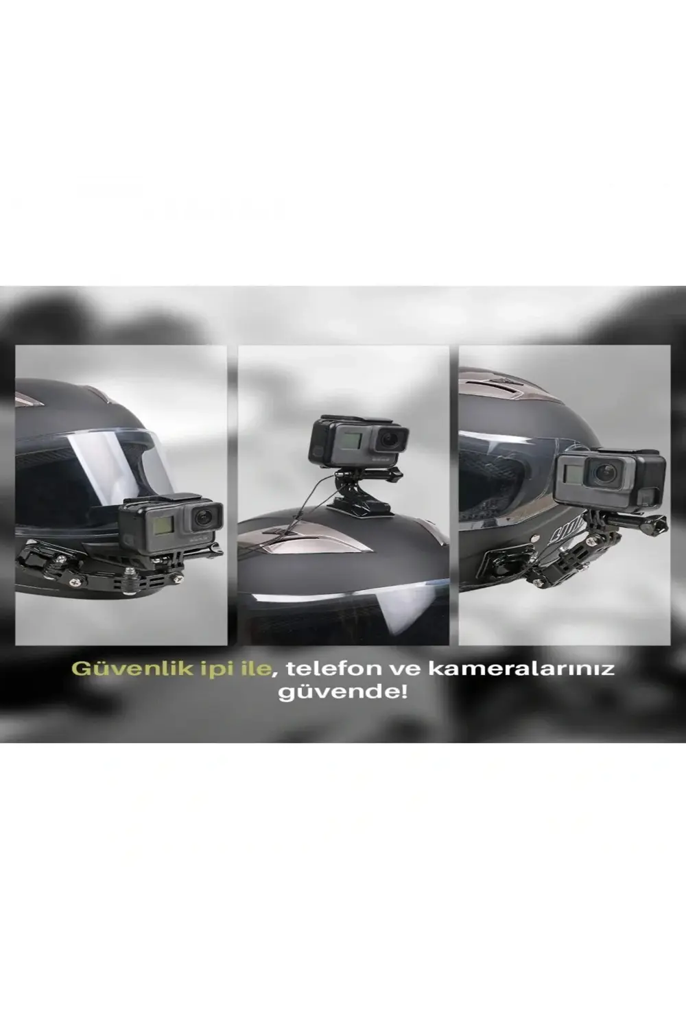 XT91 KASK TELEFON VE AKSİYON KAMERA TUTUCU