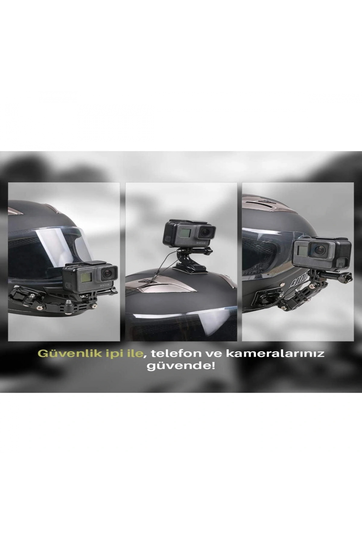 XT91 KASK TELEFON VE AKSİYON KAMERA TUTUCU