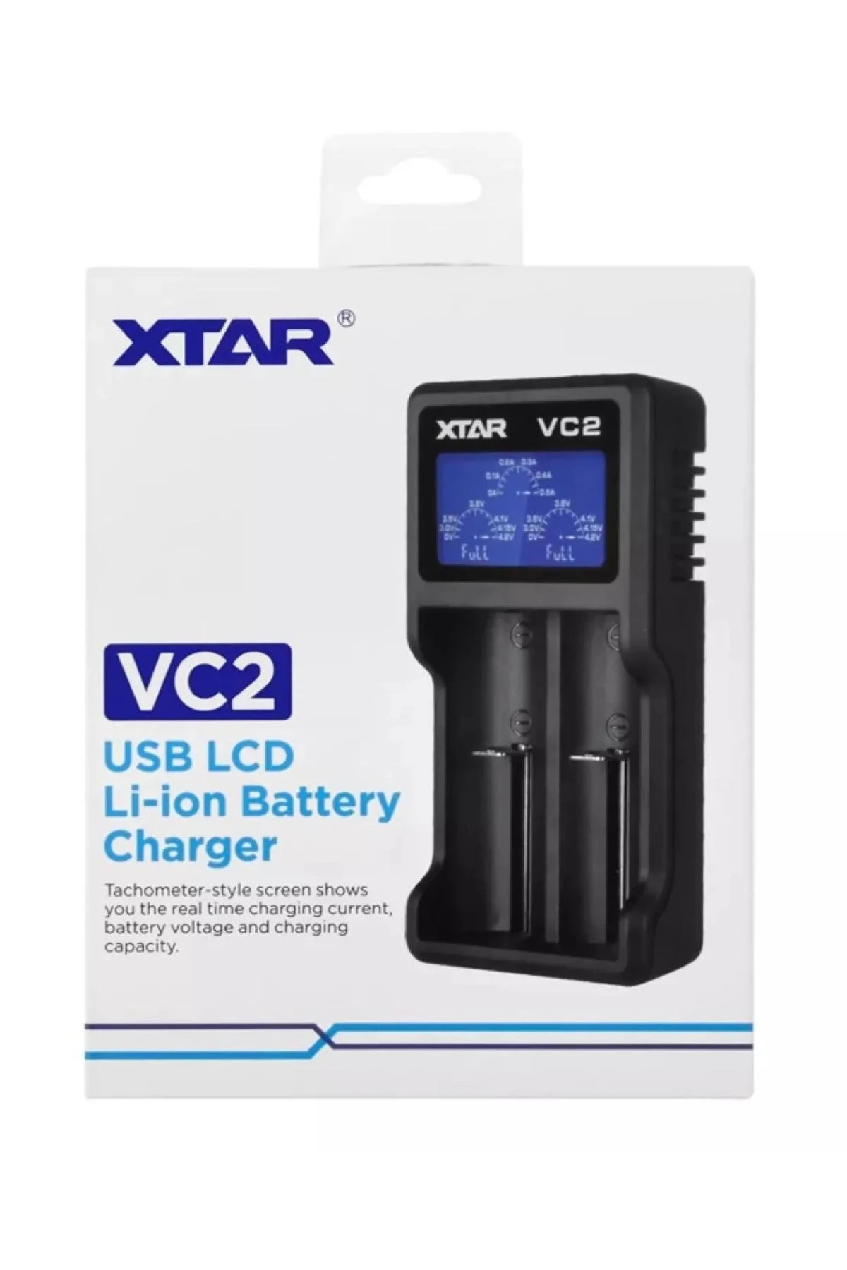 Xtar Vc2 İkili Li-Ion Pil Şarj Cihazı - Görsel 2