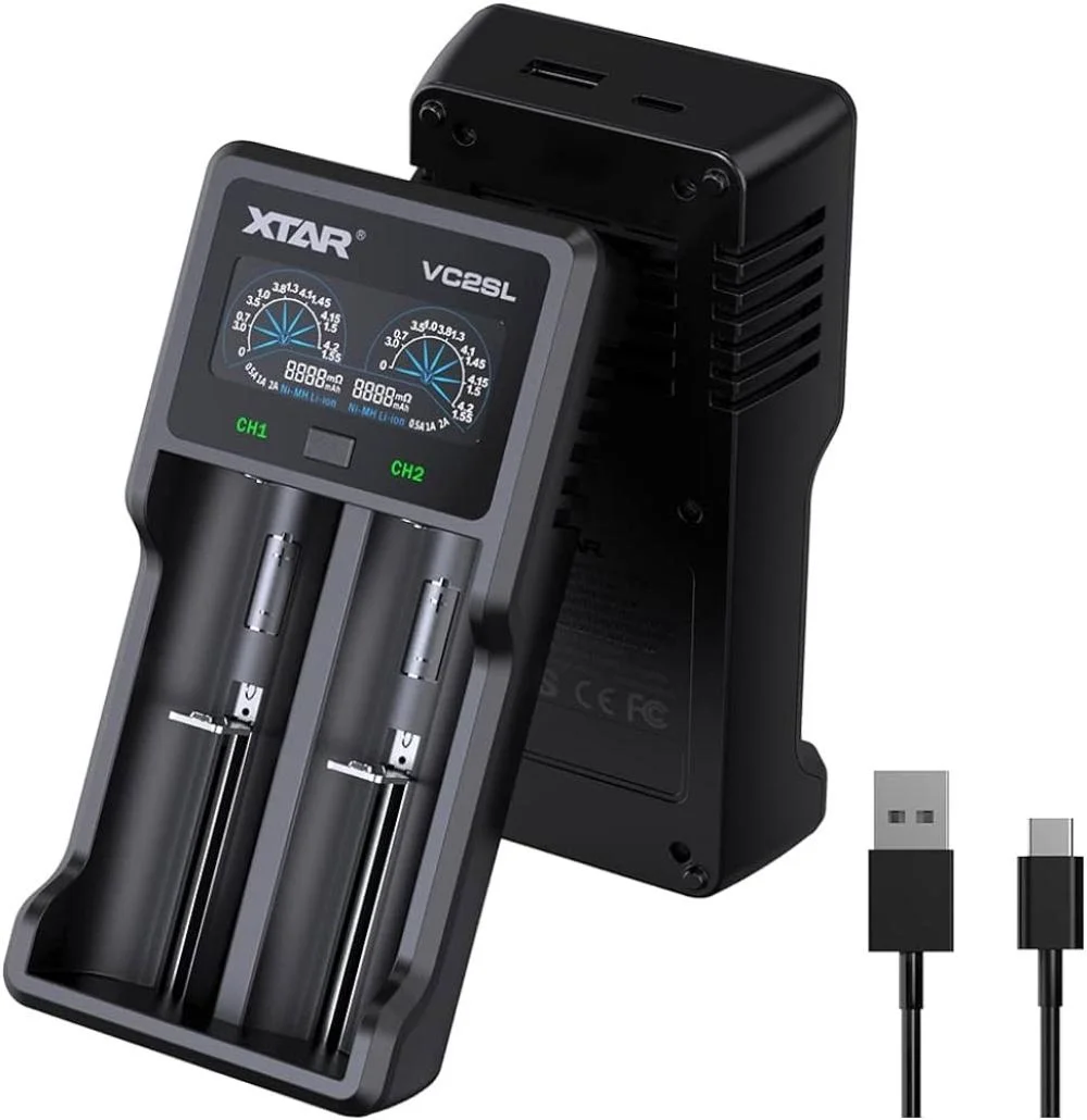 Xtar Vc2sl İkili Li-ion / Nı-cd / Nı-mh Pil Şarj Cihazı Xtar Vc2sl İkili Li-ion / Nı-cd / Nı-mh Pil Şarj Cihazı
