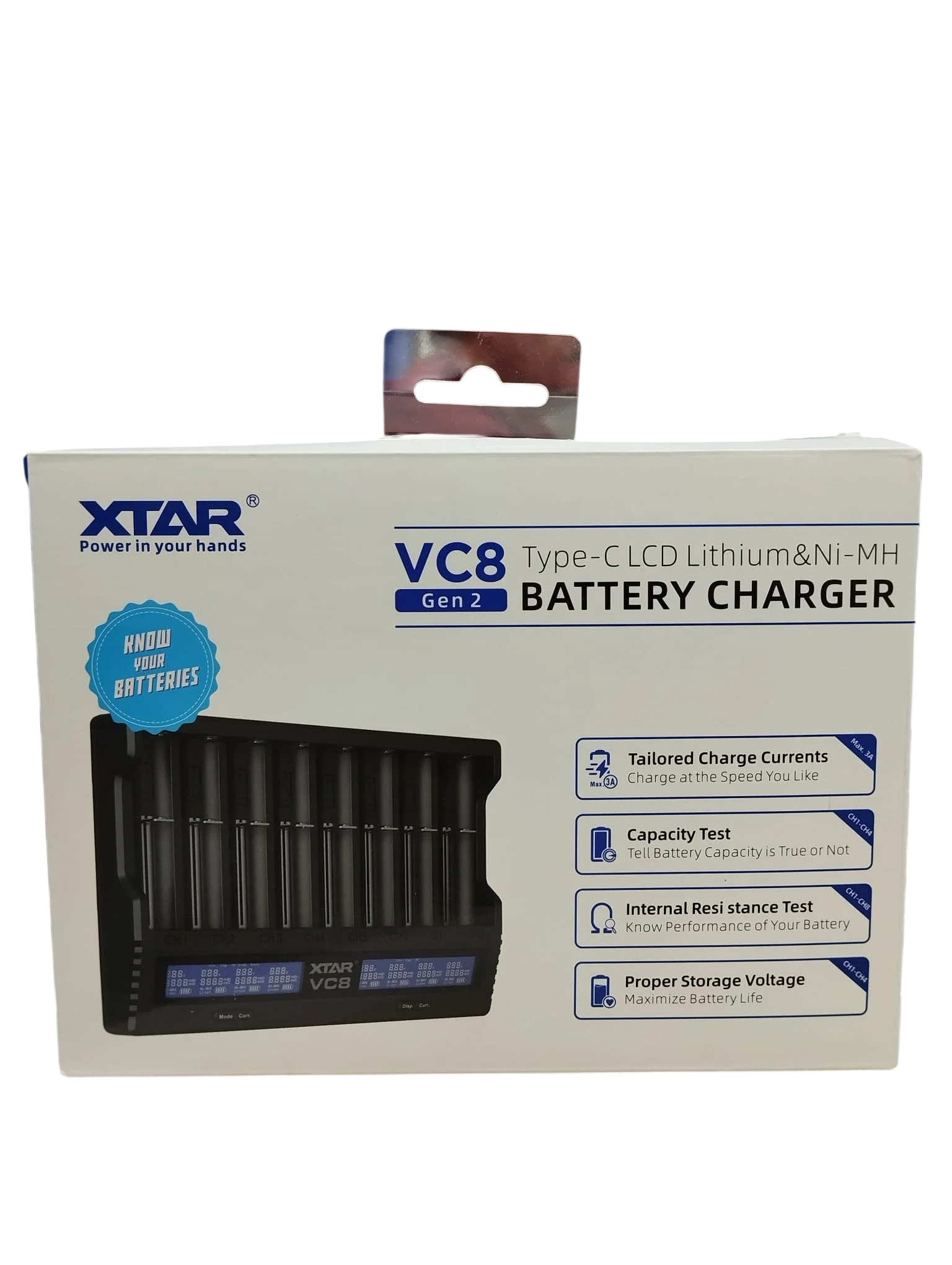 Xtar Vc8 Sekizli Li-ion / Nı-cd / Nı-mh Pil Şarj Cihazı